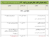 برنامه سخنرانی کنگره چالش های پیش رو کوید-19(داروهای موثر در کویدو چالش های کلیوی و ریوی)